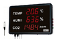 Монитор Вифи цифрового термометра дисплея склада большой беспроводной с рекордным хранением поставщик